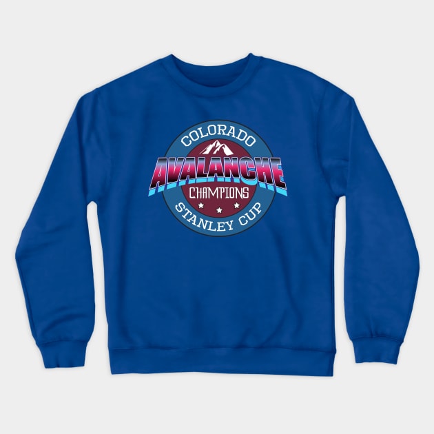 Colorado Avalanche NHL Champions 2022 Crewneck Sweatshirt by antarte